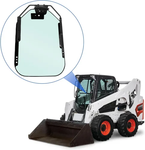 Miniatura 2 de LUFT MEISTER 7120401 - Conjunto de marco de puerta de vidrio frontal para cargadoras Bobcat M A770 para minicargadoras S450, S510, S530, S550, se