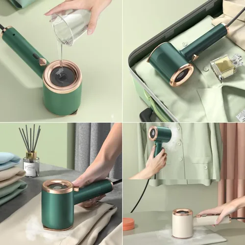 Miniatura 3 de Mini máquina de planchar portátil de mano, mini plancha de vapor de viaje 2024, plancha de vapor eléctrica para prendas de vestir: perfección sin
