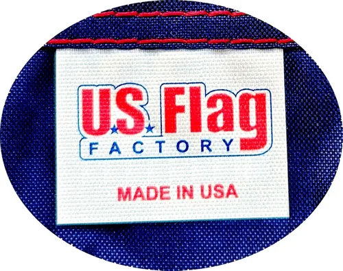 Miniatura 5 de US Flag Factory - Bandera estadounidense de 2 x 3 pies (manga de poste) (estrellas bordadas, rayas cosidas) nailon SolarMax para exteriores