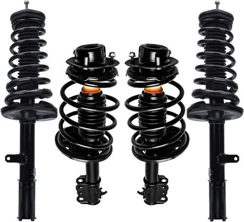 Miniatura 37 de Detroit Axle - 4 piezas de soportes para Toyota 2004 2005 2006 2007 2008 2009 Prius, soportes delanteros y traseros con resortes helicoidales