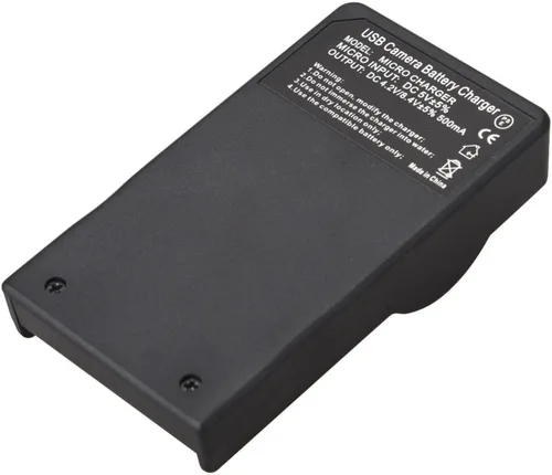 Miniatura 3 de Cargador de batería micro USB delgado inteligente para cámara digital Sanyo Xacti VPC-T1495, VPC-T1496, VPC-TP1000