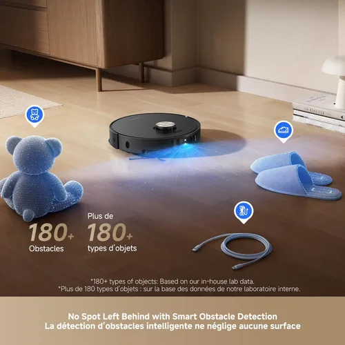 Miniatura 3 de DREAME L50 Ultra Robot Aspirador y Mopa Negro con Vaciado Automático y Mopa Autolimpiante, Evitación Precisa de Obstáculos, Succión de 19,500 Pa