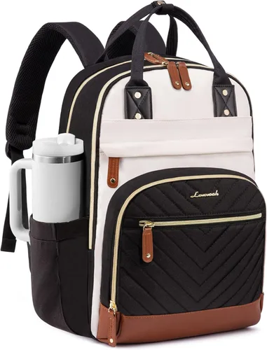 Miniatura 14 de LOVEVOOK Mochila para mujer, mochila para laptop de 15.6 pulgadas, mochilas escolares, bolsa antirrobo, bolsa antirrobo impermeable