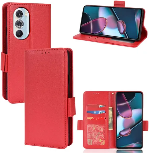 Miniatura 125 de Funda de piel sintética compatible con Motorola Moto E22 4G, funda de piel sintética compatible con Motorola Moto E22i 4G, color negro