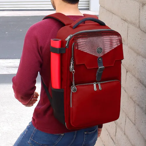 Miniatura 4 de ENHANCE Mochila MTG para almacenamiento de tarjetas TCG, mochila TCG para cajas de cubierta, tarjetas con funda, tapetes de juego, accesorios MTG