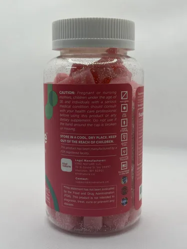 Miniatura 9 de kindnature Gomitas de mio-inositol y D-Chiro inositol para mujeres, 2000 mg + 50 mg, proporción ideal 40:1, con vitamina D y folato, equilibrio