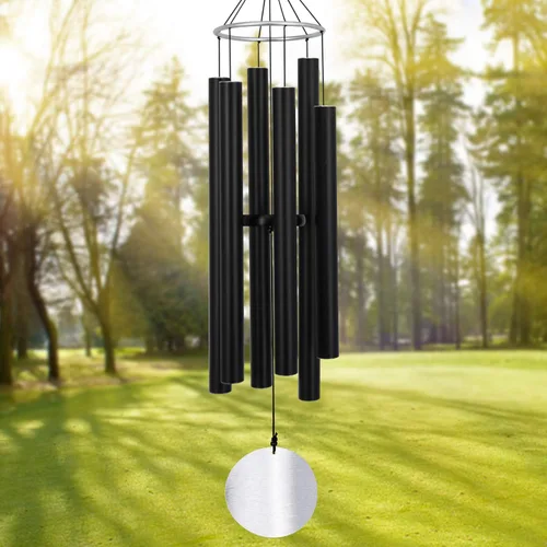 Miniatura 15 de ASTARIN - Carillón de viento para exteriores, gran tono profundo, 91 cm de gran carillón para exteriores, afinado, relajante, bajo grave, carillones