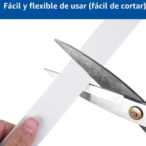 Miniatura 4 de Kikerike Cinta de Espuma Autoadhesiva Burlete de 1/2 pulgada x 1/4 pulgada x 16.5 Pies Tiras de Aislamiento de Espuma de Alta Densidad Sello Burlete