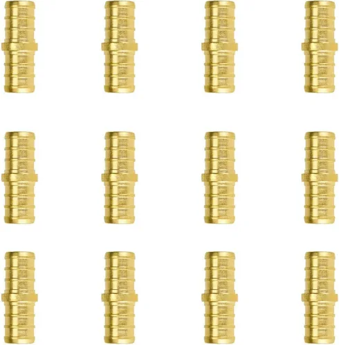 Miniatura 44 de SUNGATOR Paquete de 50 accesorios Pex de 1/2" en T, accesorios Pex de 1/2 pulgada en T, sin plomo, de latón, certificados NSF