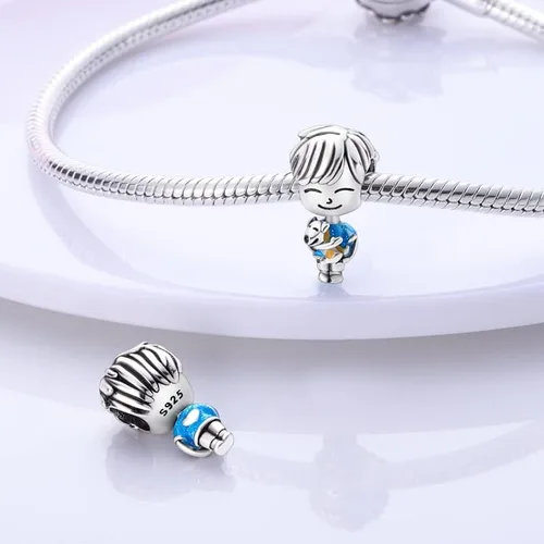 Miniatura 3 de CYCUFF Abalorios de plata de ley 925 adecuados para collares de dijes, pulseras, abalorios, joyería de regalo para mujeres, familiares y amigas