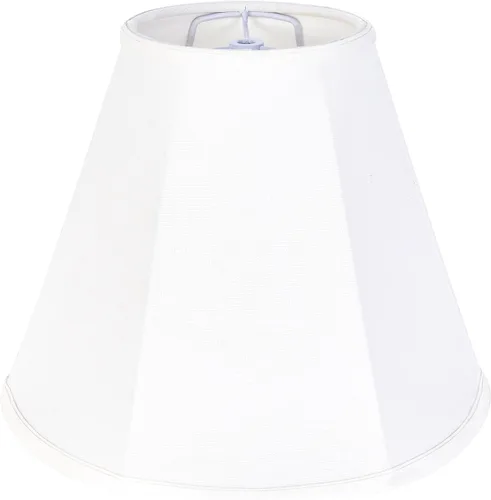 Miniatura 14 de GO&SO Juego de 2 Pantallas de Lámpara de Campana Blancas Pequeñas para Mesa de Noche - 6" Superior x 13" Inferior x 10.6" Alto (Spider) Pantalla