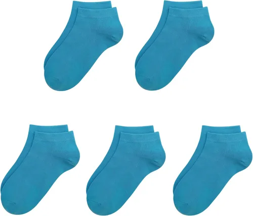 Miniatura 26 de SERISIMPLE Calcetines de bambú de viscosa para la escuela, calcetines de tobillo súper suaves para niños, puños elásticos, calcetines atléticos