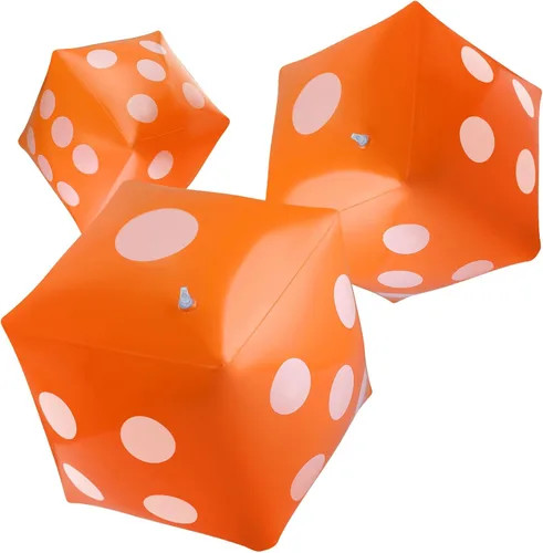 Miniatura 15 de Blulu Paquete de 3 Dados Inflables Grandes Dados Inflables Gigantes Jumbo para Juegos de Mesa en Interiores y Exteriores Ludo Favor de Fiesta