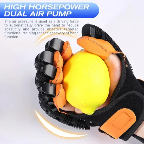 Miniatura 5 de BAUSATZ Guantes robóticos de rehabilitación para recuperación de accidentes cerebrovasculares, múltiples modos de entrenamiento, ajustes