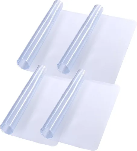 Miniatura 18 de Yescom Tapete transparente para silla de oficina para alfombra de pelo bajo de 48 x 36 pulgadas, grosor de 1/8 pulgadas, 2 protectores de piso
