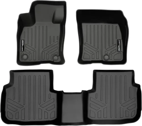 Miniatura 9 de Smartliner Juego de alfombrillas de primera fila para todo tipo de clima, compatibles con Ford Escape 2020-2025