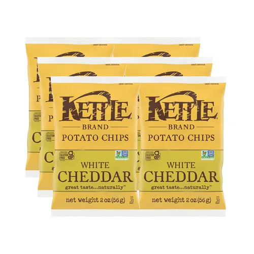 Miniatura 54 de Kettle Brand Papas Fritas, Backyard Barbeque Kettle Chips, Bolsa de Aperitivos, 1.5 Oz