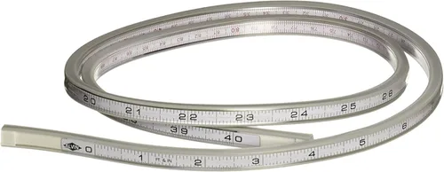 ALVIN - A1044-40, Truflex, curva flexible de aluminio ligero, regla de dibujo multiusos para dibujo, planificación y diseño, ideal para estudiantes