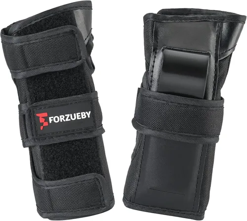 Forzueby Protectores de muñeca (1 par) para patinaje sobre ruedas, patinaje en patineta, snowboard y patinaje sobre ruedas, protección deportiva