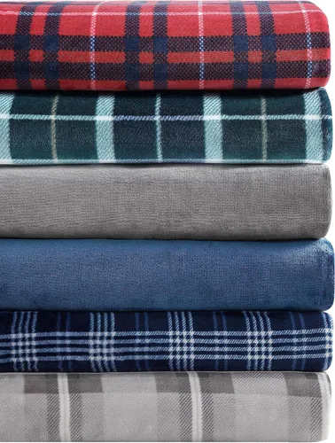 Miniatura 6 de Nautica - Cobija individual, ropa de cama de felpa suave, ideal para cama o sofá, elementos esenciales para dormitorio, con certificación Oeko-Tex