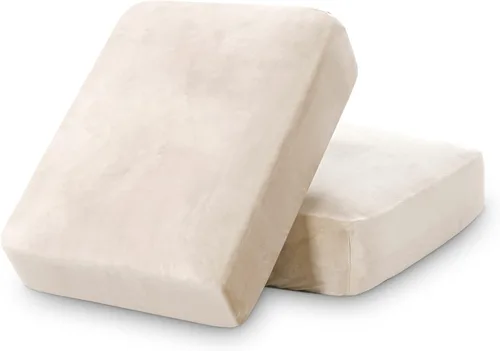 PrinceDeco Funda de Cojín de Sofá de Terciopelo Elástica Fundas de Asiento de Sofá Lavables Funda Deslizable de Cojín para Silla Sofá de Dos Plazas