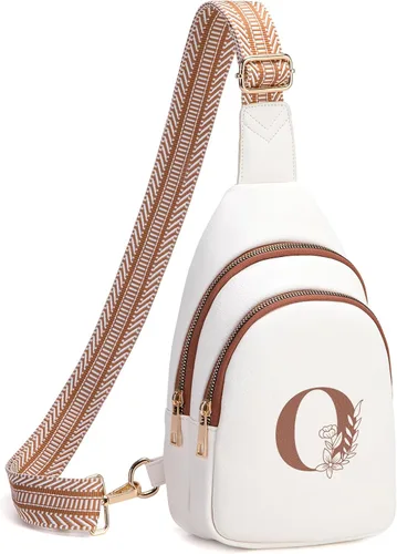 Miniatura 51 de Viverte Bolsas Cruzadas para Mujeres Bolso de Hombro Inicial Riñoneras Personalizadas Regalos para Mamá Mujer Esposa