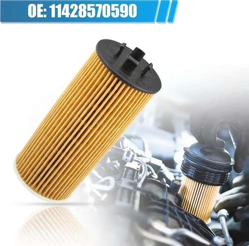 Miniatura 3 de X AUTOHAUX Filtro de aceite de motor Reemplazo 11428570590 11428575210 Filtro de combustible de aceite para Mini Cooper Clubman Base S 1.5L L3 - Gas