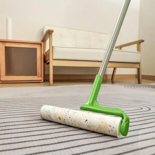 Miniatura 3 de Recambios de rodillo de pelusa de 10 pulgadas para Evercare Layers Smart Design - Rodillos de pelusa grandes de piso Extreme Stick de 10 pulgadas