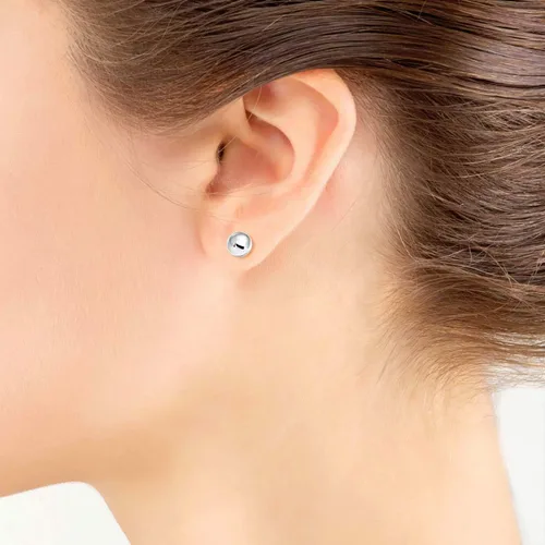 Miniatura 2 de Silverline Jewelry Aretes de bola de plata de ley 925 0.079 in-0.433 in