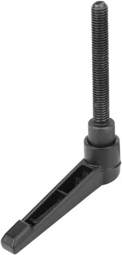 Miniatura 6 de 4 piezas M6 rosca macho ajustable mango de fijación Metal Perillas de máquina (0.630 in)