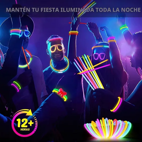 Miniatura 3 de BUDI 467 piezas de palos brillantes para fiestas para niños y adultos, suministros de fiesta que brillan en la oscuridad, accesorios para el 4