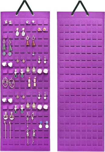 Miniatura 13 de Lolalet Organizador Colgante de Aretes con 20 Ganchos para Mujeres, Organizador de Aretes de Pared Colgador de Aretes, Almacenamiento de Aretes