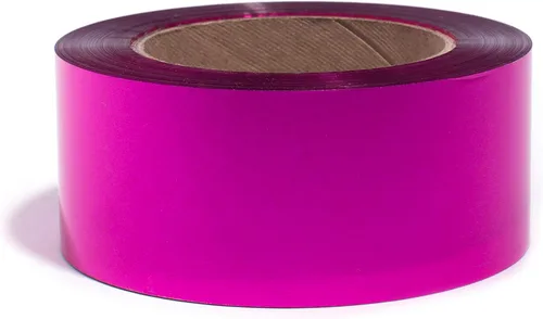 Miniatura 9 de Anderson's Rollo de serpentina metálica brillante negra, cinta de PVC de 2 pulgadas x 500 pies para envoltura de regalos, decoración de bodas