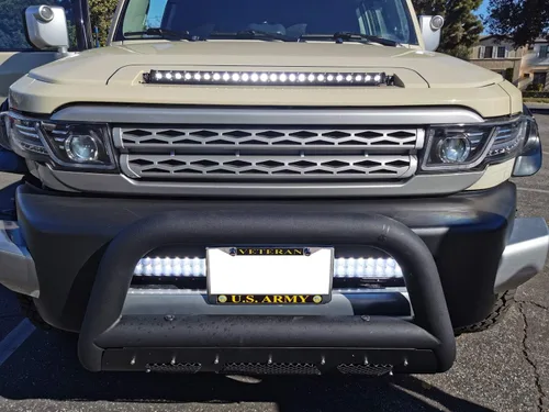 Miniatura 3 de iJDMTOY Kit de Barra de Luz LED Ultra Delgada de 25 Pulgadas para Montaje en Capó Compatible con Toyota FJ Cruiser 2007-2014, Incluye (1) Barra
