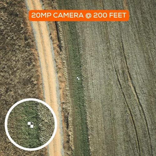 Miniatura 3 de Sky High Bull's-Eye Punto de control de tierra degradable para drones (24 x 24 pulgadas) GCP con 30 grapas (tablero de ajedrez negro/blanco)