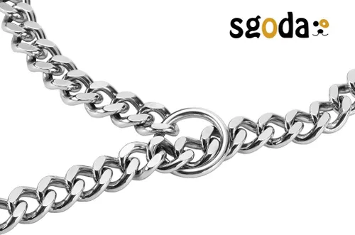 Miniatura 6 de SGODA Collar de estrangulador de entrenamiento para perros, SUS304, 16 pulgadas, 0.098 in