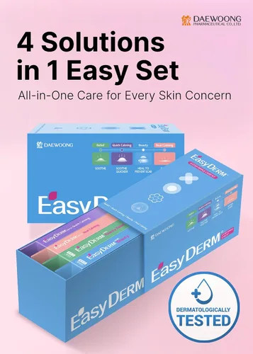 Miniatura 3 de EasyDerm - Juego de parches coreanos para espinillas en 4 pasos + extractor de doble punta 2 en 1, para un cuidado completo de la piel
