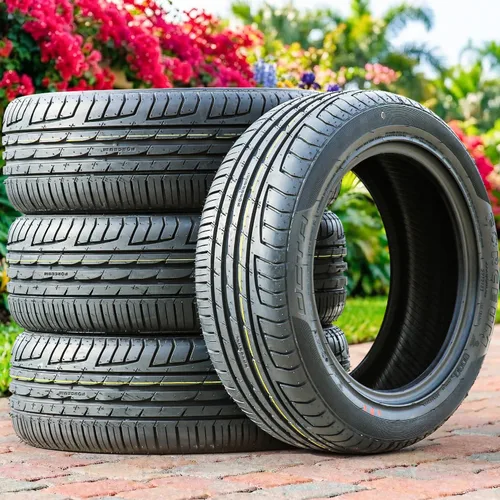 Juego de 4 neumáticos radiales Forceum Octa para todo el año, 205/60R16 205/60/16 205/60-16 96V Rango de carga XL de 4 capas BSW Pared lateral negra