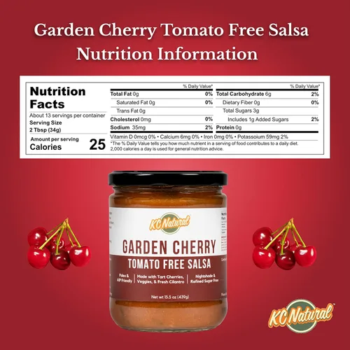 Miniatura 2 de Salsa de cereza de jardín sin tomate - paquete de 3