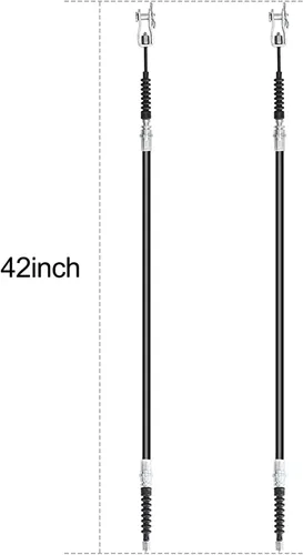 Miniatura 5 de Cables de freno DS para carro de golf Club Car DS para DS G&E 2000 Up, 42 pulgadas Drive y lado del pasajero OEM 102022101, 1020221-01, 1019907