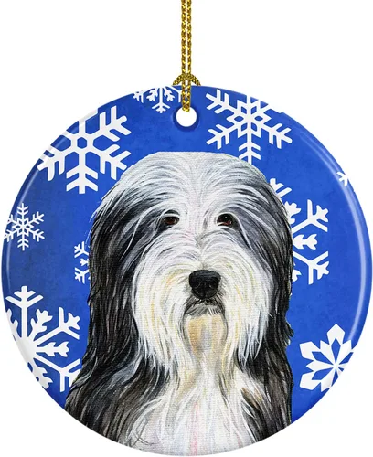 Miniatura 29 de Caroline's Treasures Cavalier Spaniel - Adorno de cerámica para colgar en el árbol de Navidad, para el hogar, Navidad, fiestas, regalo, 3 pulgadas