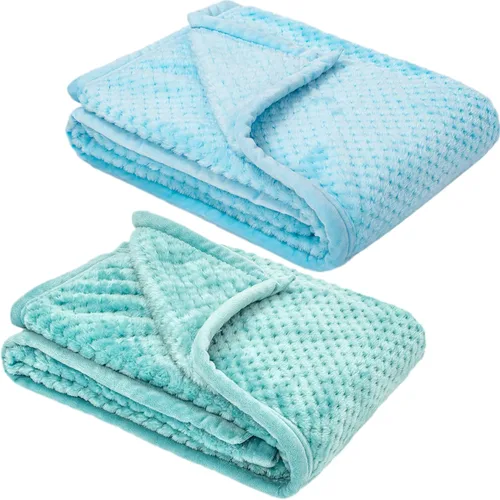 Miniatura 19 de Manta o manta mullida para bebé, suave, cálida y acogedora manta de vellón coral para niños pequeños, bebés o recién nacidos, para cuna, cochecito