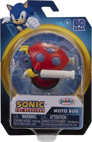 Miniatura 6 de Sonic The Hedgehog Figura de acción de 2.5 pulgadas Moto Bug juguete coleccionable