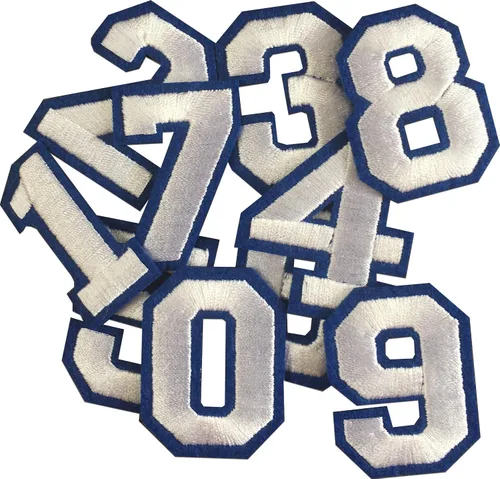 Miniatura 15 de Oli and Alex Parches para planchar de 2.4 pulgadas – 10 piezas de parches de números para ropa – Super pegamento – No necesita coser – Parche