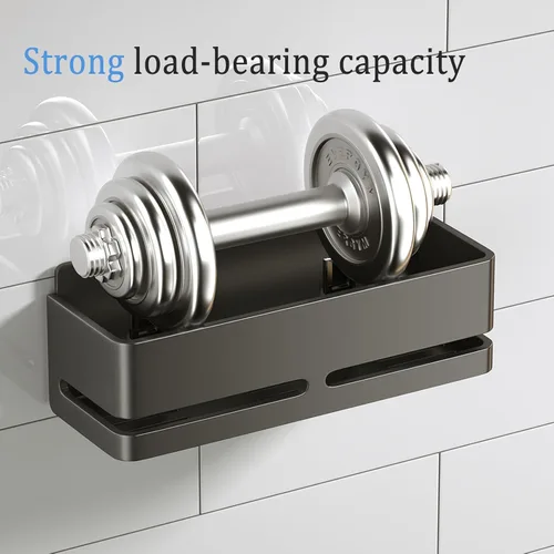 Miniatura 7 de Organizador de ducha, paquete de 2 estantes de ducha, estante de almacenamiento de baño resistente, organizador de baño de gran capacidad, sin