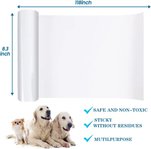 Miniatura 5 de Protector de puerta contra arañazos de perros, protector de garra de puerta flexible transparente y resistente, protector antiarañazos para muebles