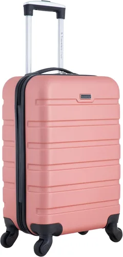 Miniatura 4 de Travelers Club Harper Luggage, oro rosa, equipaje de mano de 20 pulgadas