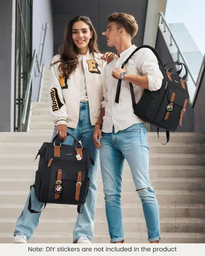 Miniatura 9 de LOVEVOOK - Mochila para laptop, para viaje de trabajo, bolso de enfermera, profesor, médico, viajero, para computadora de negocios, mochila 1