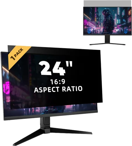 Miniatura 13 de 2 pantallas de privacidad para laptop de 23 pulgadas, protector de pantalla extraíble con filtro de aspecto 16:9 para laptop de 23 pulgadas