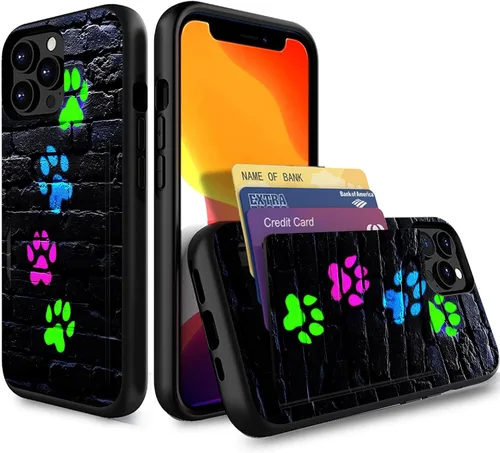 Miniatura 144 de Funda para iPhone Air, funda tipo cartera con ranura para tarjeta oculta, a prueba de golpes, TPU y PC, funda protectora de doble capa para iPhone
